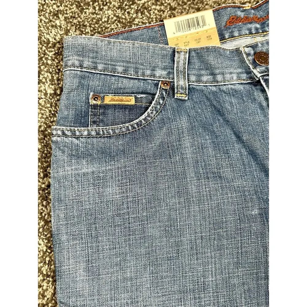 Brand New Eddie Bauer Boot Cut Jeans 100% Baumwolle Style 5117 Women's Size 8 - Picture 4 of 15